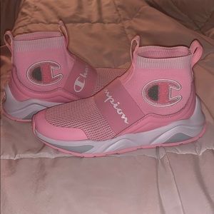 Custom Pink Champion Shoes